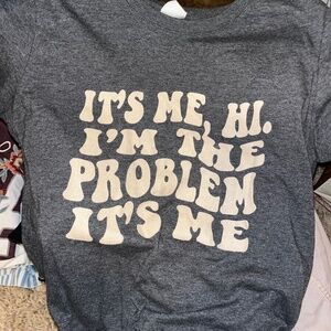 Taylor swift song lyric shirt